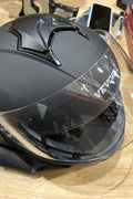 VEVOR Motorcycle Helmet, Full Face, Smart Street ABS & High Density Helmet with Bluetooth Slot & Interchangeable Lens, DOT Approved Comfortable Motocross Helmet, Fit for Youth & Adults. Size M. Tiny scratches - with | Sold by Uncle Wiener's Wholesale