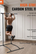 VEVOR Power Tower Dip Station, 2 - Level Height Adjustable Pull Up Bar Stand, Multi - Function Strength Training Workout Equipment, Home Gym Fitness Dip Bar Station, 220LBS Weight Capacity, Black - with | Sold by Uncle Wiener's Wholesale