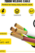 VEVOR Welder Extension Cord 30Amp 25ft 250V, Welding Power Cord with NEMA 6 - 50 Plug 10 Gauge 3 Prong for MIG Lincoln Plasma Miller TIG - with | Sold by Uncle Wiener's Wholesale