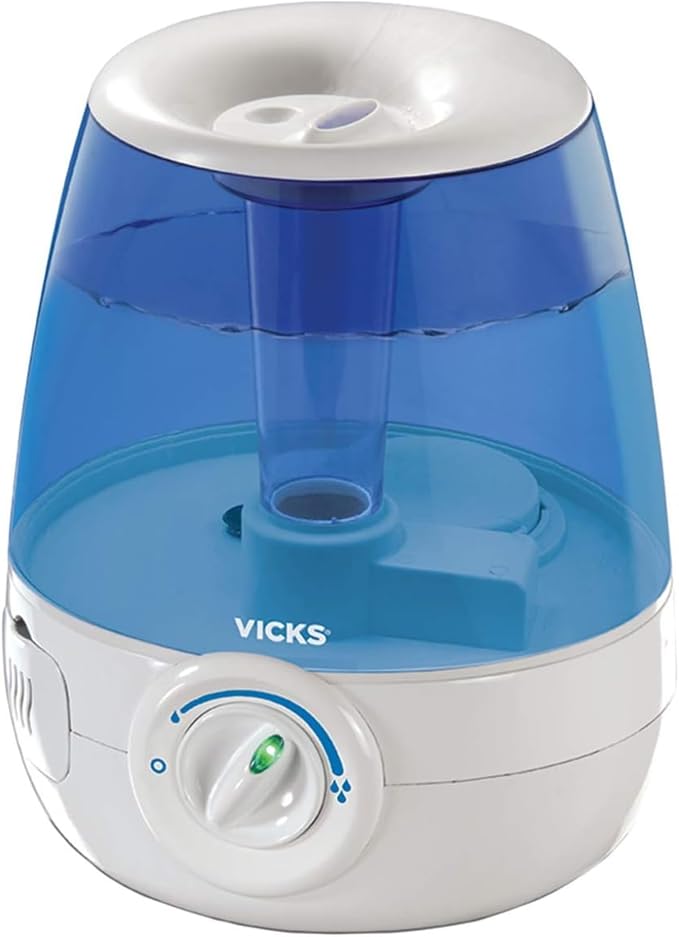 Vicks V4600-CAN Filter-Free Ultrasonic Cool Mist Humidifier – 4.5L (1.2 Gallon) for Bedroom, Nursery & Medium Rooms with Adjustable Mist Control, Auto Shut-Off & Dual VapoPad Slots - Home products with | Sold by Uncle Wiener's Wholesale