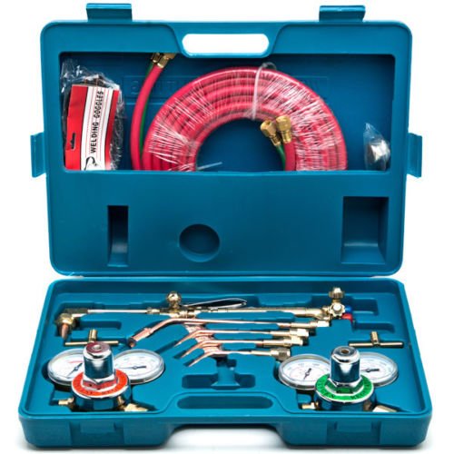 Victor Type Welding & Cutting Gas Torch Kit Set with Regulators, Hoses & Tips – UW1502 - General Equipment with | Sold by Uncle Wiener's Wholesale