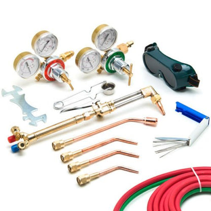 Victor Type Welding & Cutting Gas Torch Kit Set with Regulators, Hoses & Tips – UW1502 - General Equipment with | Sold by Uncle Wiener's Wholesale