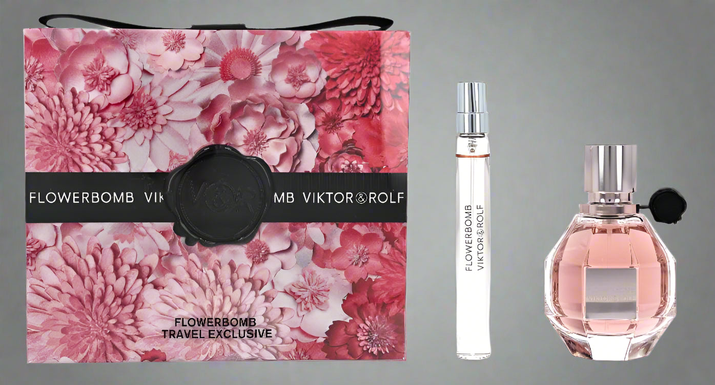 Viktor and Rolf Flowerbomb Women 1.7oz EDP Spray,10ml EDP Spray 2 Pc Gift Set - with | Sold by Uncle Wiener's Wholesale
