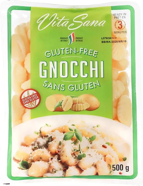 Vita Sana Gluten Free Potato Gnocchi 500g Italian Gnocchi Pasta - with | Sold by Uncle Wiener's Wholesale
