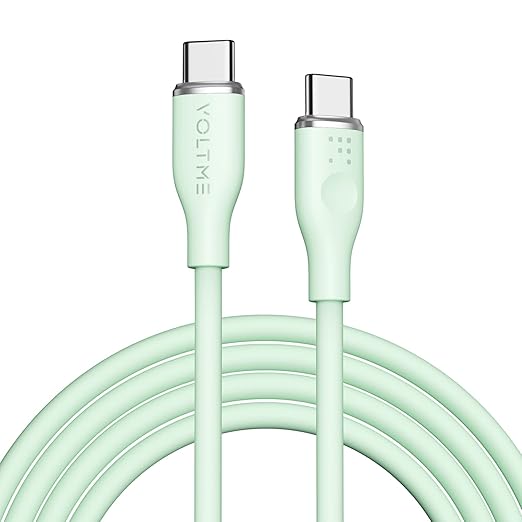 VOLTME 60W USB - C to USB - C Cable 6ft Fast Charging Cable - Electronics with Green | Sold by Uncle Wiener's Wholesale