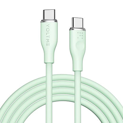 VOLTME 60W USB - C to USB - C Cable 6ft Fast Charging Cable - Electronics with Green | Sold by Uncle Wiener's Wholesale