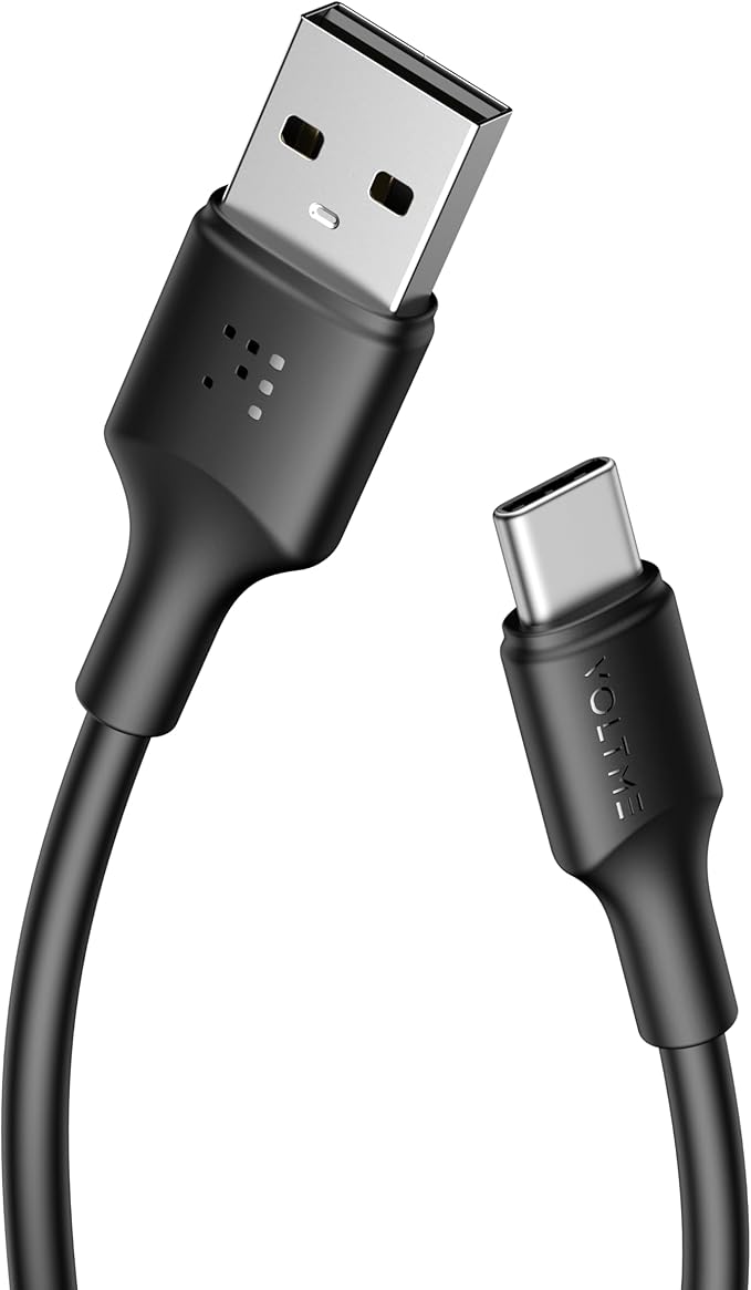VOLTME PowerLink EDC USB - A to USB - C Cable 4ft 60W Fast Charging Cable Black - Electronics with | Sold by Uncle Wiener's Wholesale