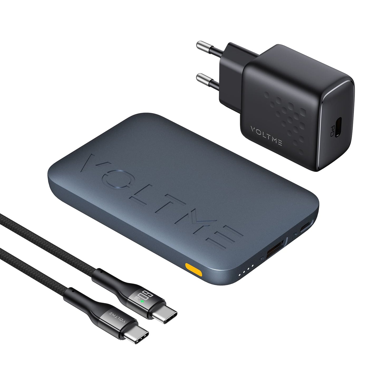 VOLTME V - Power Combo Kit 10000mAh Power Bank 30W GaN Charger USB - C Cable Set - Electronics with | Sold by Uncle Wiener's Wholesale