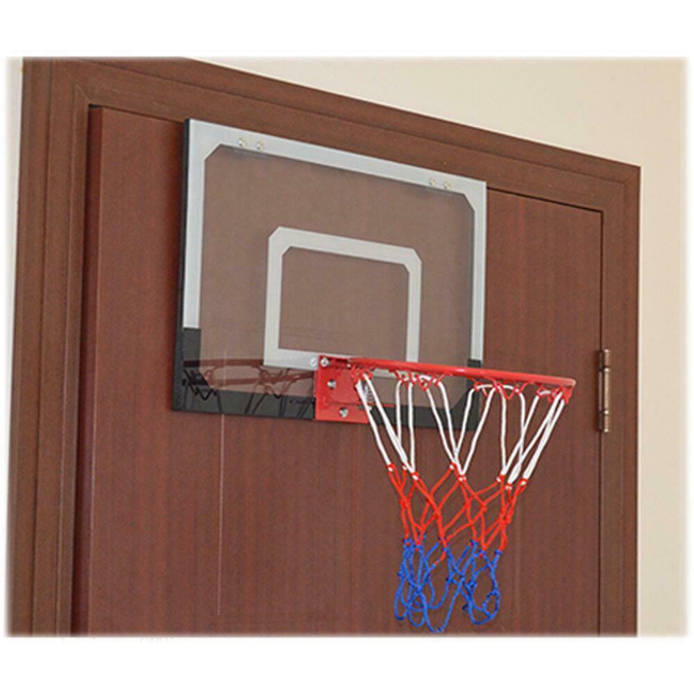 Wall Mounted Basketball Backboard with Rim, Ball & Pump – Indoor Hoop Set 419BB - with | Sold by Uncle Wiener's Wholesale