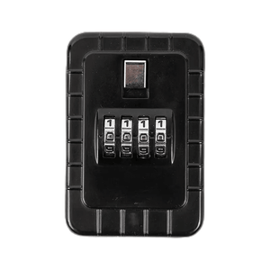 Wall Mounted Key Safe Lock Box Zinc Alloy Outdoor Security 3.5″×2.4″×1.5″ M8961