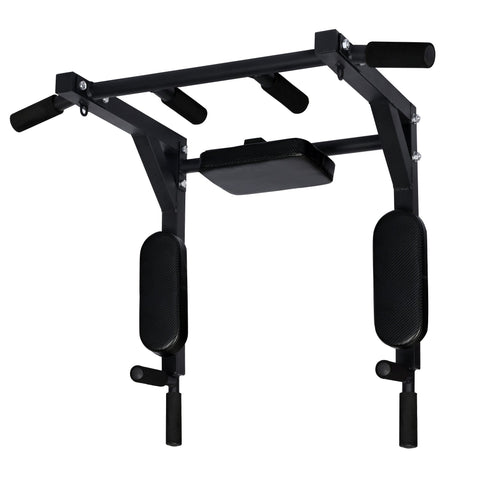 Wall Mounted Pull Up and Dip Bar Multi Function Chin Up Station 330lb Capacity Steel Frame AMWPB73 - with | Sold by Uncle Wiener's Wholesale