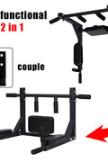 Wall Mounted Pull Up and Dip Bar Multi Function Chin Up Station 330lb Capacity Steel Frame AMWPB73 - with | Sold by Uncle Wiener's Wholesale