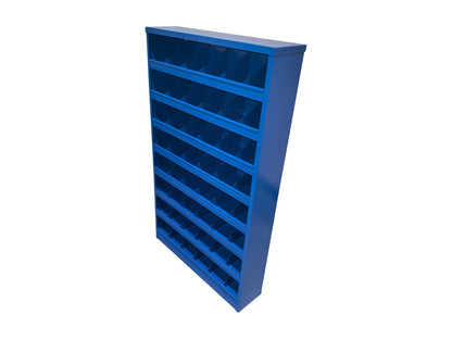 Wall Mounted Small Parts Storage Cabinet Steel Drawer Organizer 36 or 48 Compartment WT1038 - with 36 Compartment | Sold by Uncle Wiener's Wholesale
