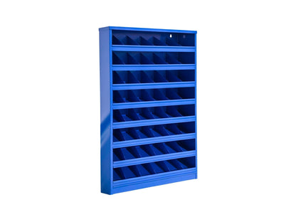Wall Mounted Small Parts Storage Cabinet Steel Drawer Organizer 36 or 48 Compartment WT1038 - with 48 Compartment | Sold by Uncle Wiener's Wholesale