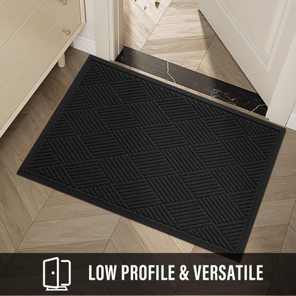 Wavey Anti - Slip Floor Mats – Heavy - Duty Indoor/Outdoor Entry Mats in 24″×35″ & 47″×28″ Sizes - with 24" × 35" | Sold by Uncle Wiener's Wholesale