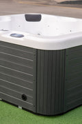 Durable insulated acrylic shell for outdoor spa use