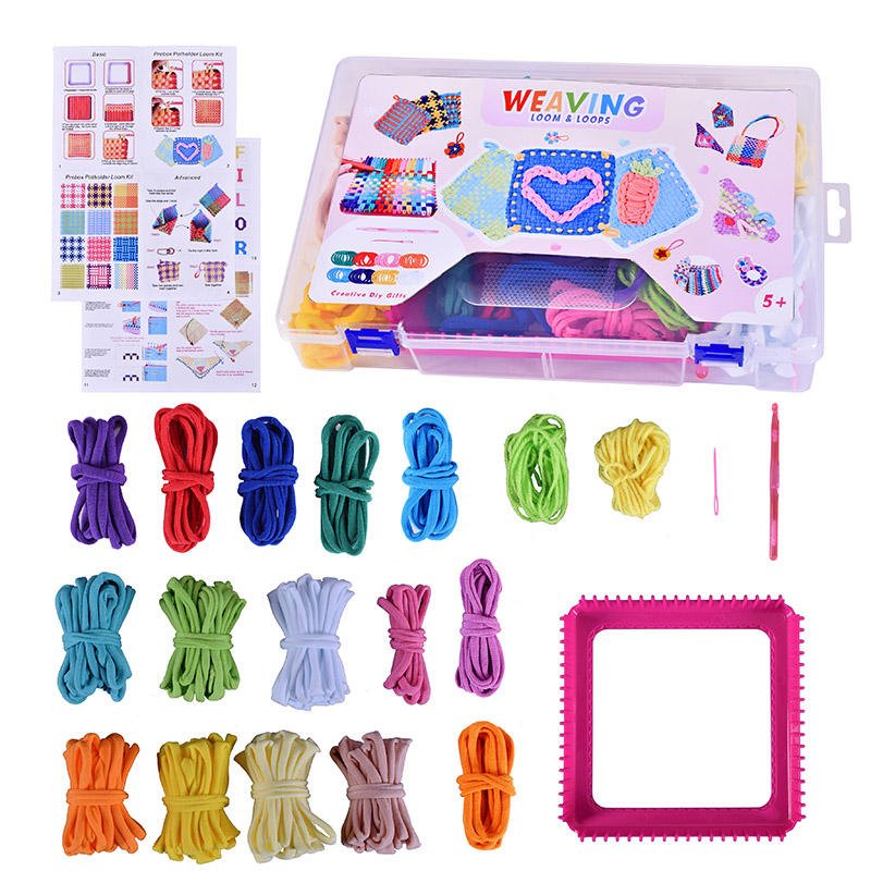 Weaving Loom Kit for Kids DIY Craft Knitting Set Educational Toy WLK149 - with | Sold by Uncle Wiener's Wholesale