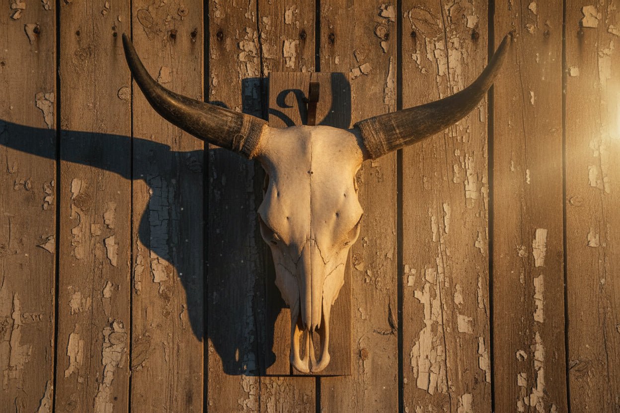 Western Skull & Horn Wall Decor – Bison, Cattle & Yak - with Standard Cattle | Sold by Uncle Wiener's Wholesale