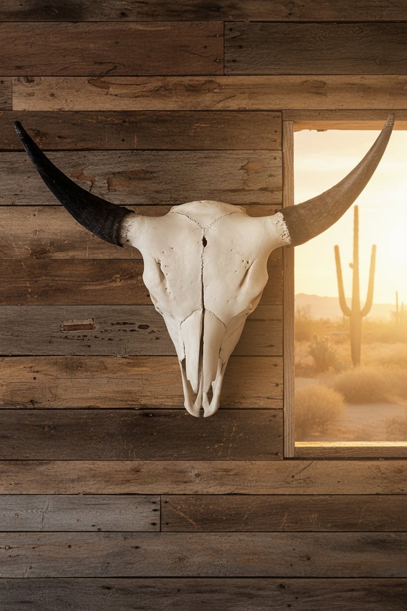 Western Skull & Horn Wall Decor – Bison, Cattle & Yak - with Bison | Sold by Uncle Wiener's Wholesale