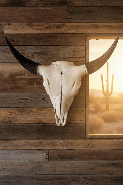 Western Skull & Horn Wall Decor – Bison, Cattle & Yak - with Bison | Sold by Uncle Wiener's Wholesale