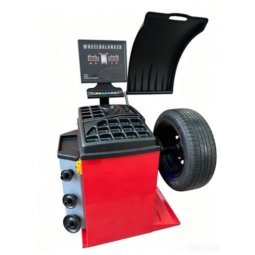 Wheel Balancer with Laser Positioning, 10"–24" Rim Capacity, Digital Display & 65 kg Wheel Capacity WB93 - with | Sold by Uncle Wiener's Wholesale