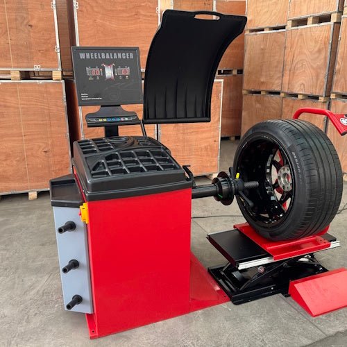 Wheel Balancer with Laser Positioning, 10"–24" Rim Capacity, Digital Display & 65 kg Wheel Capacity WB93 - with | Sold by Uncle Wiener's Wholesale