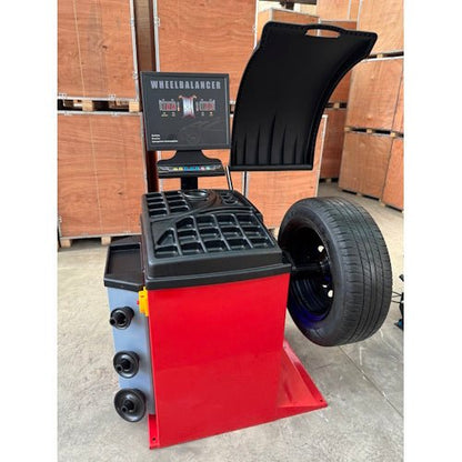 Wheel Balancer with Laser Positioning, 10"–24" Rim Capacity, Digital Display & 65 kg Wheel Capacity WB93 - with | Sold by Uncle Wiener's Wholesale