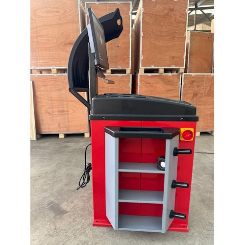 Wheel Balancer with Laser Positioning, 10"–24" Rim Capacity, Digital Display & 65 kg Wheel Capacity WB93 - with | Sold by Uncle Wiener's Wholesale