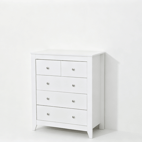 White 5-Drawer Storage Cabinet 3+2 Drawer Chest 31.1" CAB3295 - with | Sold by Uncle Wiener's Wholesale