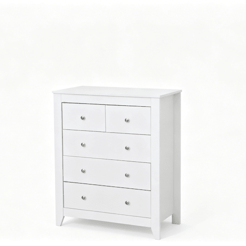 White 5-Drawer Storage Cabinet 3+2 Drawer Chest 31.1" CAB3295 - with | Sold by Uncle Wiener's Wholesale