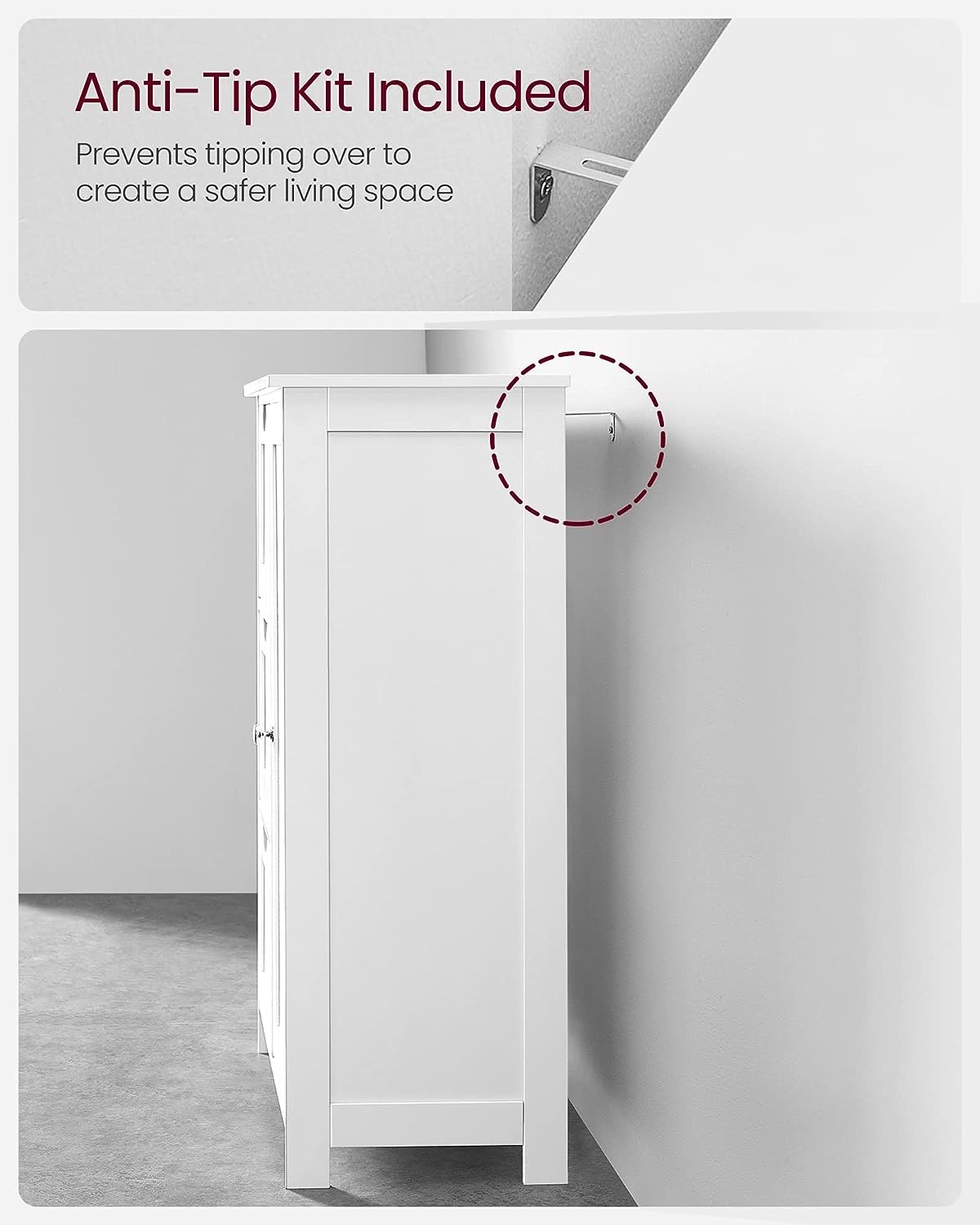 white bathroom cabinet with drawers and shelf
modern floor cabinet in white MDF
slim bathroom storage furniture
bathroom organizer with 3 drawers and adjustable shelf
compact cabinet for toiletries and towels