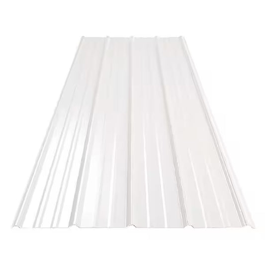 7.5 FT 29 Gauge Steel Roofing & Siding Panel White – 36" Coverage, 3 FT Wide 1120481