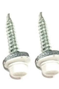 White Hex Washer Head Self - Tapping Screws with Neoprene Seal – Roofing & Siding Fasteners | 1", 1.5", 2" | Carbon Steel - with 1" | Sold by Uncle Wiener's Wholesale