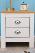 White Oak Top Bedroom Furniture – Dressers, Nightstands & Storage - with 2 - Drawer | Sold by Uncle Wiener's Wholesale