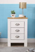 White Oak Top Bedroom Furniture – Dressers, Nightstands & Storage - with 3 - Drawer | Sold by Uncle Wiener's Wholesale