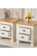 White Oak Top Bedroom Furniture – Dressers, Nightstands & Storage - with 2 - Drawer | Sold by Uncle Wiener's Wholesale