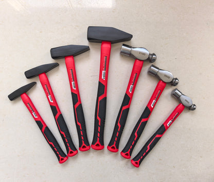 Ball Pein Hammer Fiberglass Handle 1lb 1.5lb 2lb Forged Steel KS4553