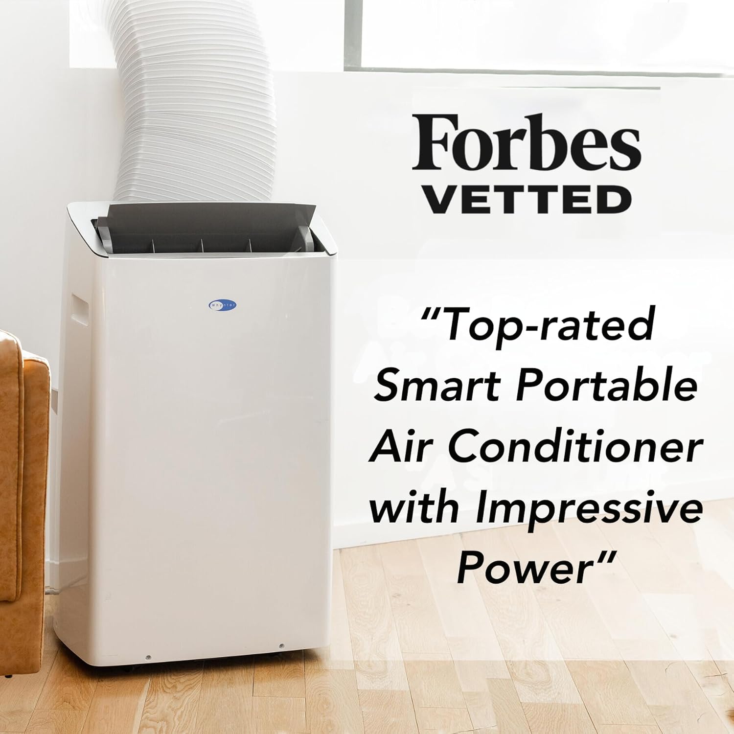 Whynter Inverter Portable Air Conditioner 14,000 BTU with Dual Hose, Dehumidifier, Cooling Fan & Smart Wi - Fi for 600 Sq Ft Rooms, NEX ARC - 1230WN (12,000 SACC), White - with | Sold by Uncle Wiener's Wholesale