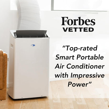 Whynter Inverter Portable Air Conditioner 14,000 BTU with Dual Hose, Dehumidifier, Cooling Fan & Smart Wi - Fi for 600 Sq Ft Rooms, NEX ARC - 1230WN (12,000 SACC), White - with | Sold by Uncle Wiener's Wholesale