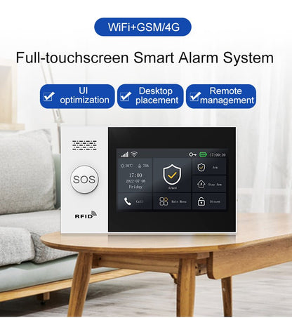 WiFi GSM Home Security Alarm System 2G Wireless Sensor Kit with Siren GS1072G - with | Sold by Uncle Wiener's Wholesale