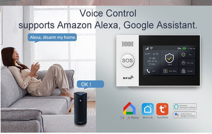 WiFi GSM Home Security Alarm System 2G Wireless Sensor Kit with Siren GS1072G - with | Sold by Uncle Wiener's Wholesale