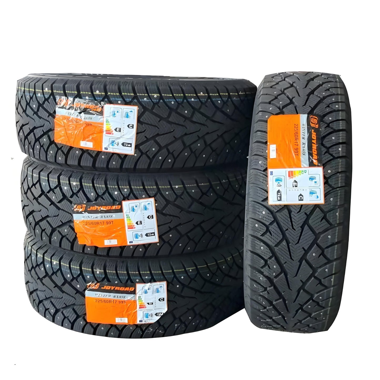 Winter Tires – Joyroad & Lanvigator | Full Size Range with Studded & Non - Studded Options - with JOYROAD - 225/60R17 (Studded) | Sold by Uncle Wiener's Wholesale