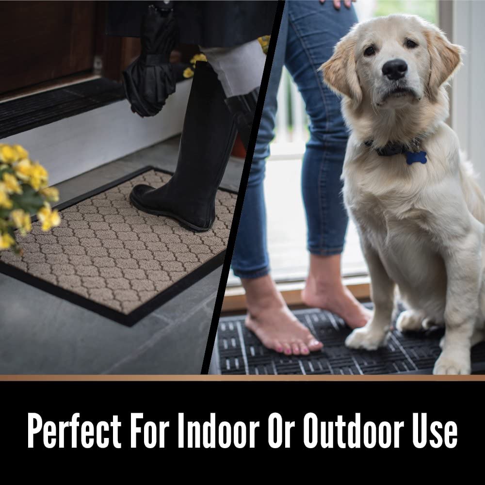 Wipe Your Paws Door Mat – 29x17" Entry Rug 728WPM - with | Sold by Uncle Wiener's Wholesale