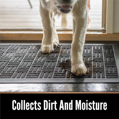 Wipe Your Paws Door Mat – 29x17" Entry Rug 728WPM - with | Sold by Uncle Wiener's Wholesale