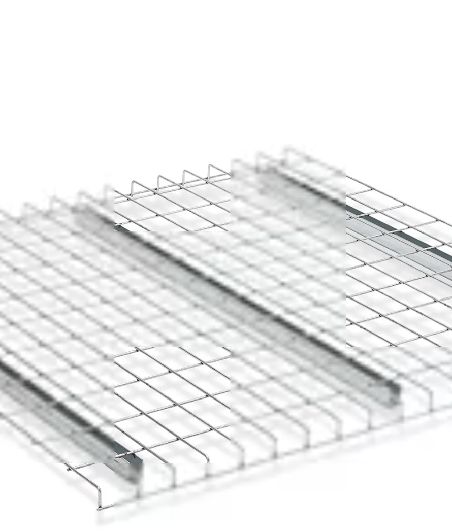 Wire Decking Mesh Panels – Heavy - Duty Silver Racking for Industrial Pallet Storage - with 46” X 36” 88WMP | Sold by Uncle Wiener's Wholesale