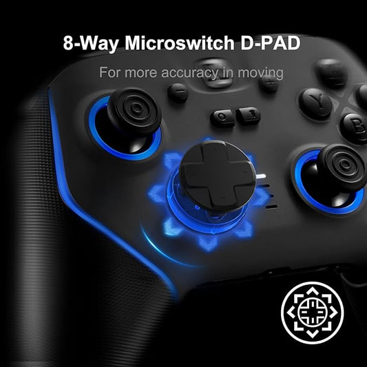 Wireless Controller for Nintendo Switch 2 with Microswitch Buttons, Programmable Keys and Changeable Cover - Electronics with | Sold by Uncle Wiener's Wholesale