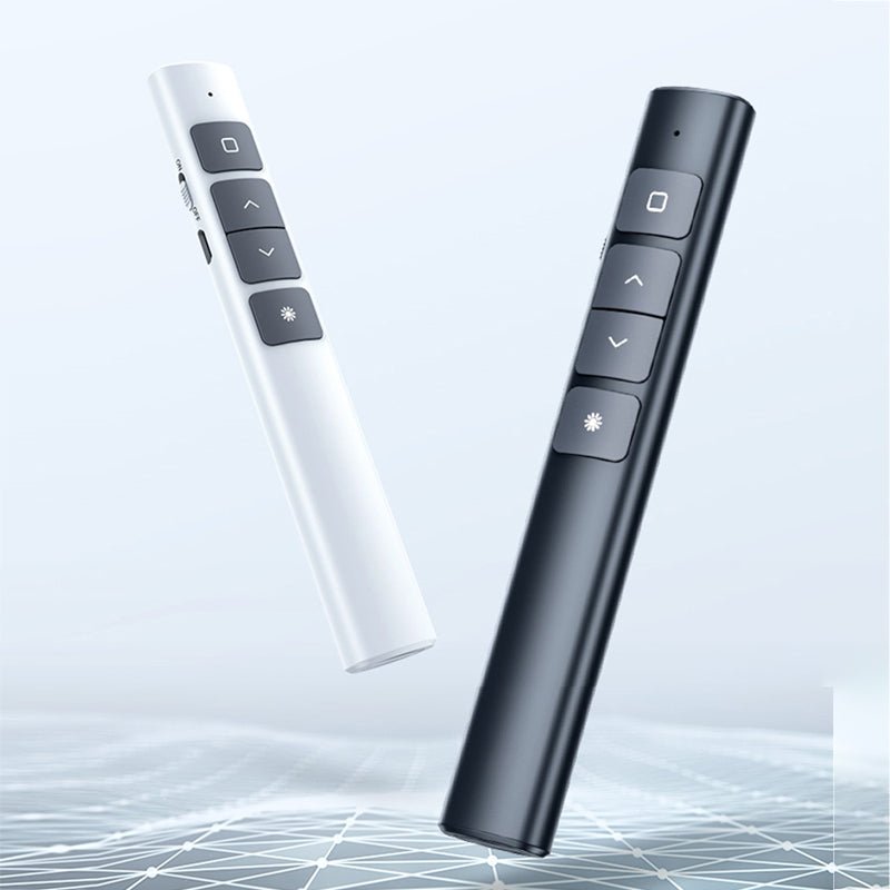 Wireless Presentation Clicker 2.4GHz Rechargeable Presenter Remote Black FYB03 - with | Sold by Uncle Wiener's Wholesale