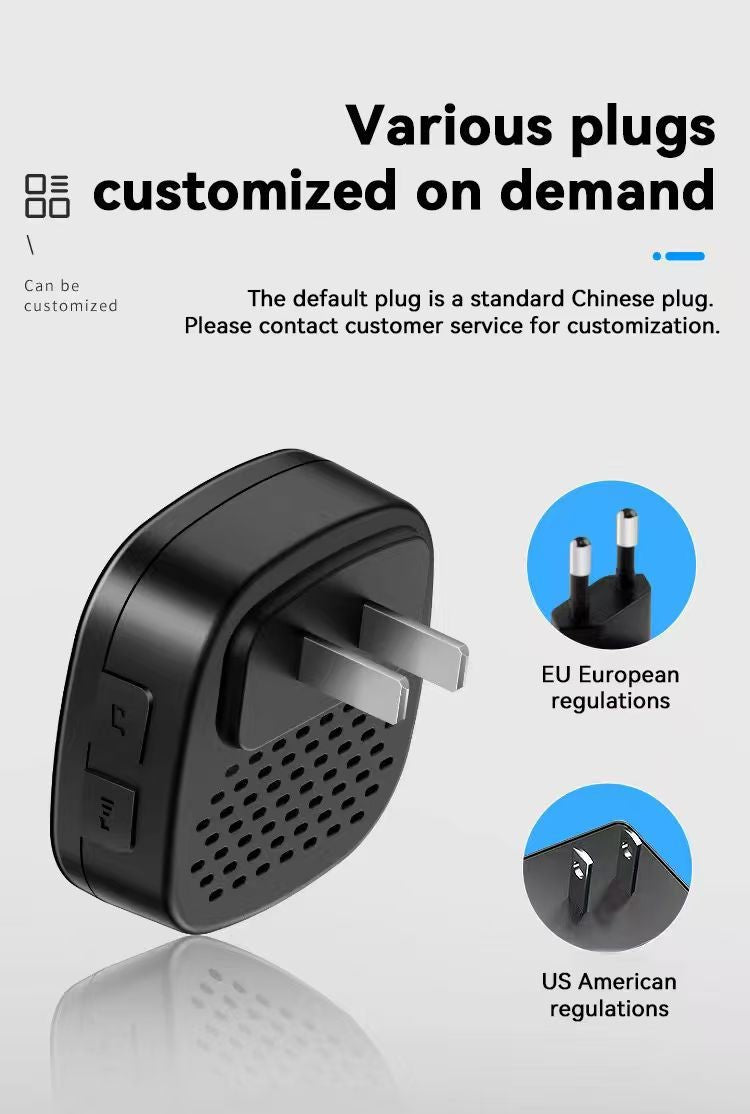 Wireless Video Doorbell 433MHz Long Range Smart Doorbell Black DB433 - with | Sold by Uncle Wiener's Wholesale