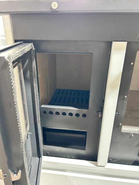 Wood Stove with Oven – 11.5kW High - Efficiency Steel Wood - Burning Heater & Cooker RC1201A - with | Sold by Uncle Wiener's Wholesale