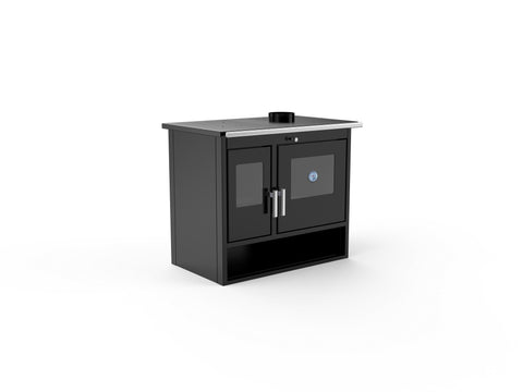 Wood Stove with Oven – 11.5kW High - Efficiency Steel Wood - Burning Heater & Cooker RC1201A - with | Sold by Uncle Wiener's Wholesale